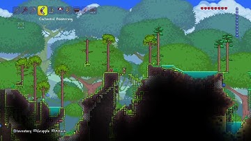 terraria ep:8 more mining and first goblin army attack!