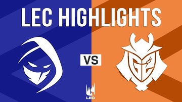RGE vs G2 Highlights | LEC 2025 Winter Split Week 3 Day 1 | Rogue vs G2 Esports