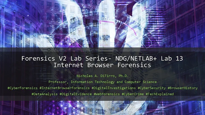 NDG/NETLAB+ Forensics Lab 13 - Internet Browser Forensics