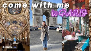 TRAVEL WITH ME TO PARIS☕✨ | the louvre, eiffel tower, cute cafes