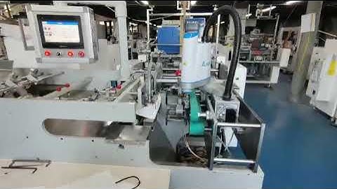 Automatic Twisted Paper Rope Handle Making Pasting Machine