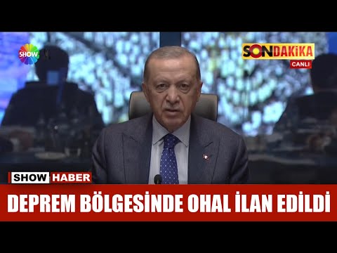 Cumhurbaşkanı Erdoğan: 10 ilde 3 ay sürecek OHAL ilan edilmiştir