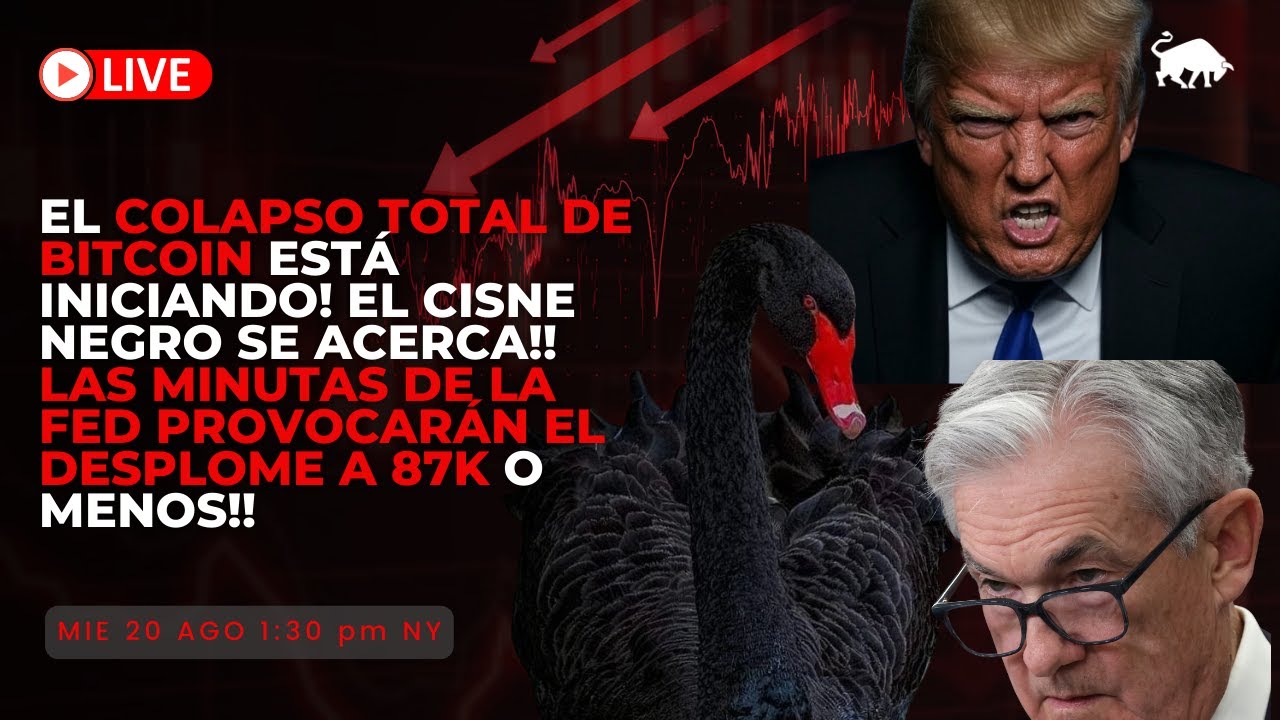 EMERGENCIA!🚨BITCOIN EN DESPLOME TOTAL!!! 87K!! LAS MINUTAS DE LA FED ...