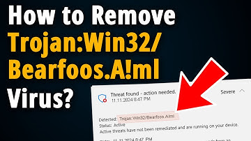 Trojan:Win32/Bearfoos.A!ml: How to Manually Remove it?