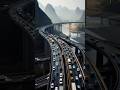 City Traffic Sound Effect with Horns and People