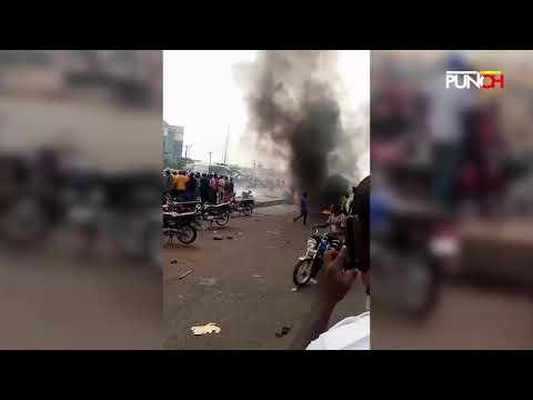 Task Force, Okada Riders Clash On Oshodi-Apapa Expressway | Punch