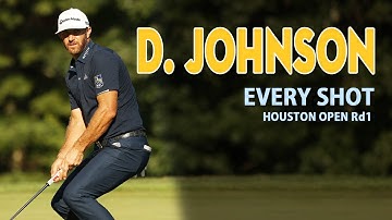 Dustin Johnson Every Shot at 2020 Vivint Houston Open Round 1