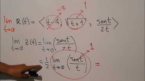 Límites de Funciones Vectoriales - 1