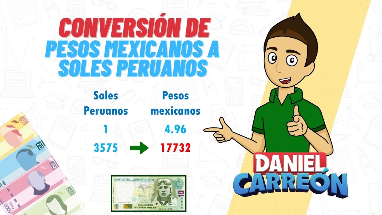 CONVERSIÓN DE PESOS MEXICANOS A SOLES PERUANOS