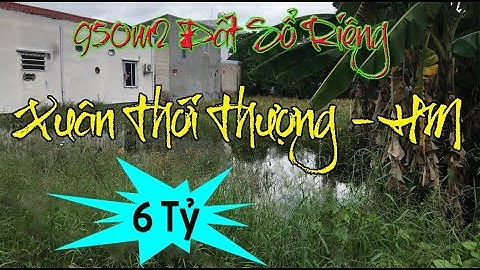 Đất Hóc Môn 2020 | 950m2 Đất Sổ Đỏ Riêng Xuân Thới Thượng 6 Tỷ