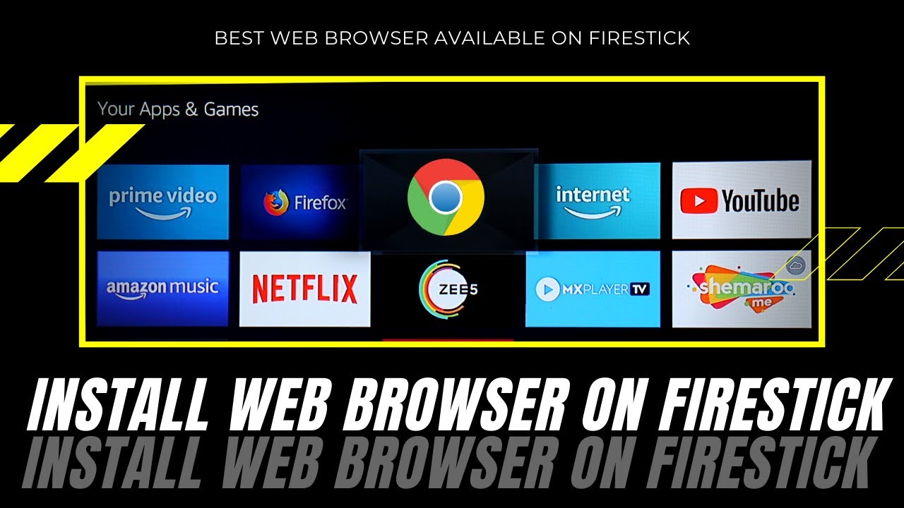 How to install Fire Fox and Silk Web Browser on your Fire TV Stick 