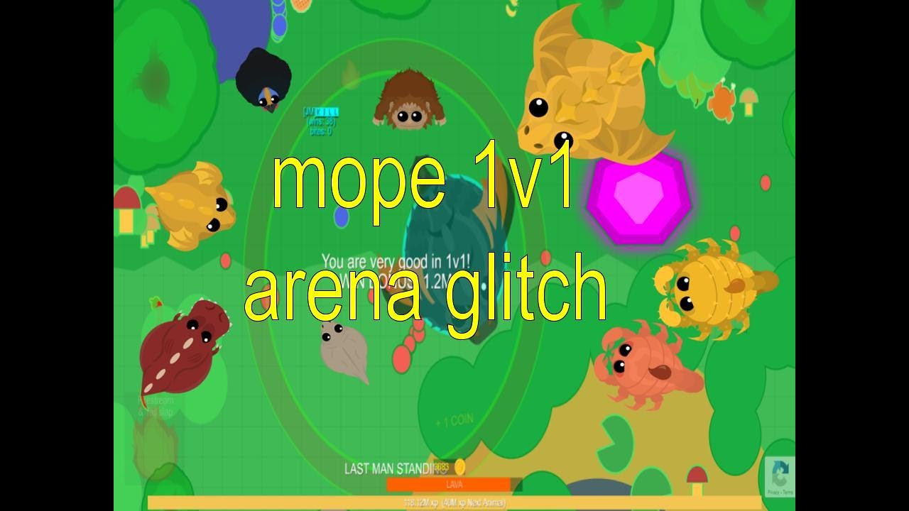 mope io 1v1 arena glitchunlimited xp easy coin farming YouTube
