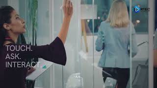 RTEC-DH55M | 55 Transparent OLED AI Digital Human Robo