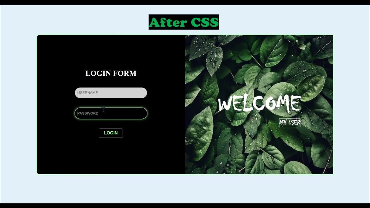 Login Form.. Using Only Html and Css #youtubeshorts #coding - YouTube