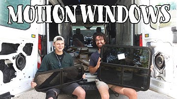 Two Beautiful Motion Windows in the Van Conversion!