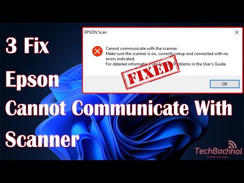 Epson Cannot Communicate