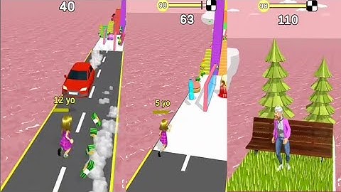 RUN OF LIFE Game Walk-through All Levels Gameplay - SanJay