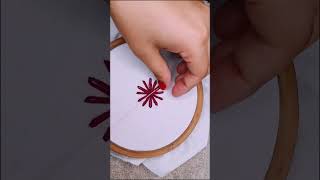 hand embroidery work with spoon #handembroidery #hacks #sanahandstitch #handmade @w_sfashion9443