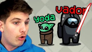 AMONG US mais avec BABY YODA et DARK VADOR