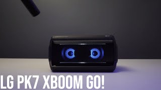 LG PK7 XBOOM Go Party Speaker With Sound Test