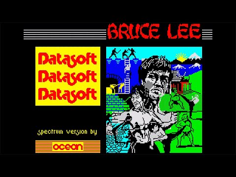 Видео: Bruce Lee (1984), Bruce Lee RX (2019). ZX Spectrum. Прохождение