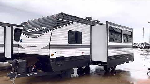 2023 Keystone Hideout 26BHS travel trailer - Solar - Lithium - Tankless - power jacks