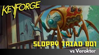 Keyforge Online | Sloppy Lab Triad League vs Verokter