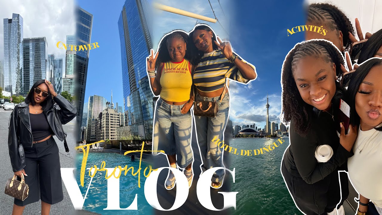 MEREHCATION VLOG : j’offre un voyage à Toronto à ma petite sœur ￼pour fêter son bac !! 