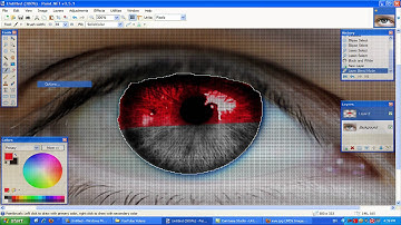 Tutorial : How to change the eye color in Paint.net