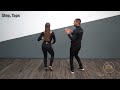 Bachata Beginner Basic Steps Tutorial - Demetrio & Nicole - Bachata Dance Academy