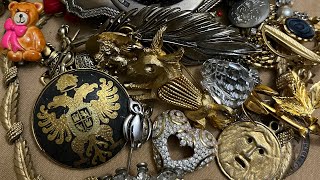 Vintage Jewelry Haul! Vintage Jewelry Bag Unbagging!