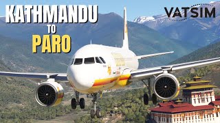 (LIVE) Pilot Attempts Dangerous Flight from Kathmandu to Paro into the Himalayan Mountains