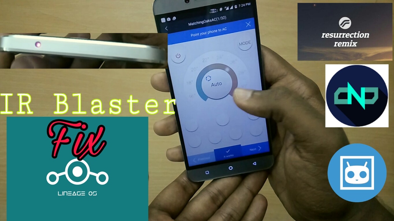 LeEco Le 2 -IR Fix for all Custom ROMs (CM 13&14.1 )