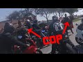 Cops Pull GUNS On Bikers and ARREST Them (CRASHED DURING CHASE) - Bikes VS Cops #60