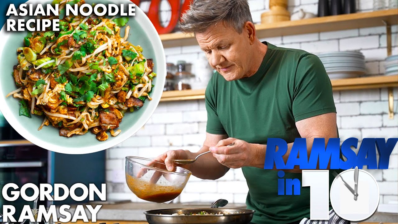 Gordon Ramsay Makes Asian Inspired Street Food Noodles