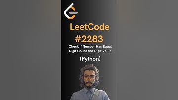 LeetCode#2283 Check if Number Has Equal Digit Count and Digit Value - Python