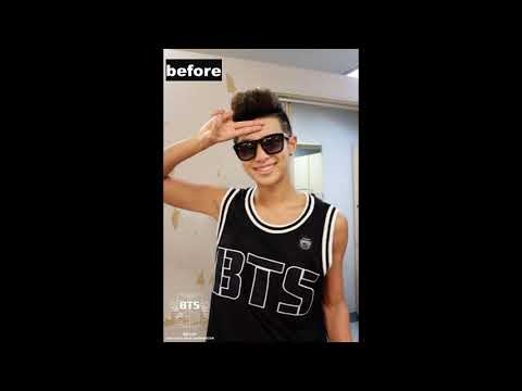 BTS Members glow up before and after