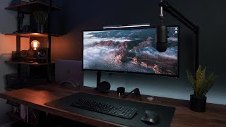 Early 2021 Home Office Update  - Cable Management, Lighting and More