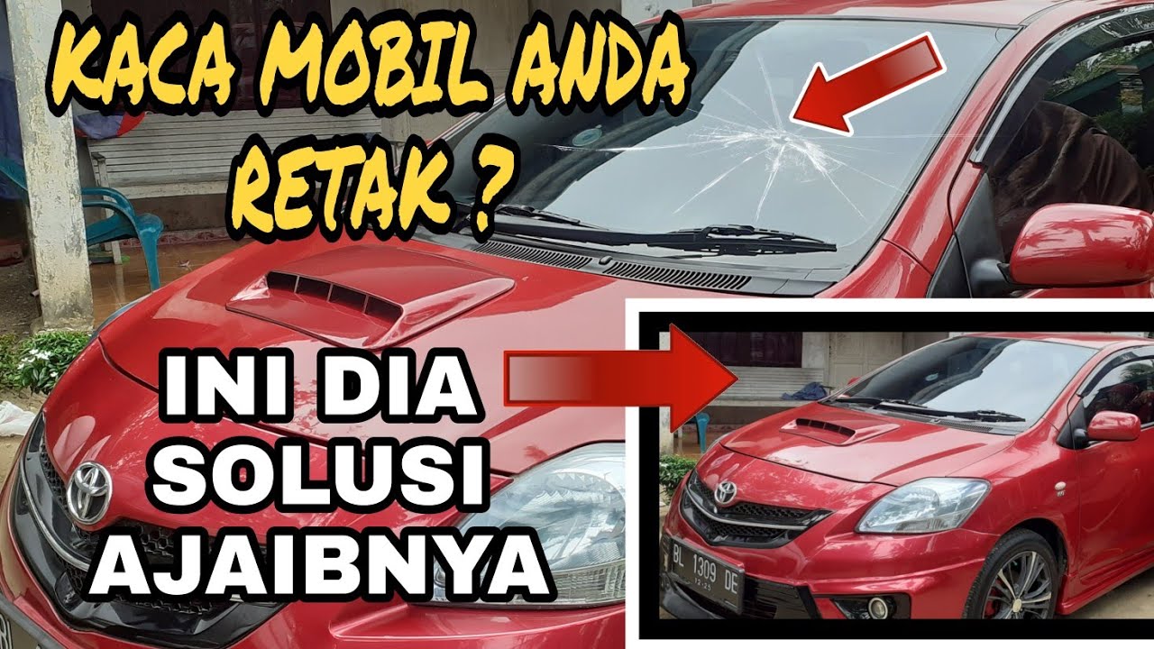 Ini Dia Hasilnya‼ Cara Perbaiki Kaca Mobil Yang Retak Menggunakan ini