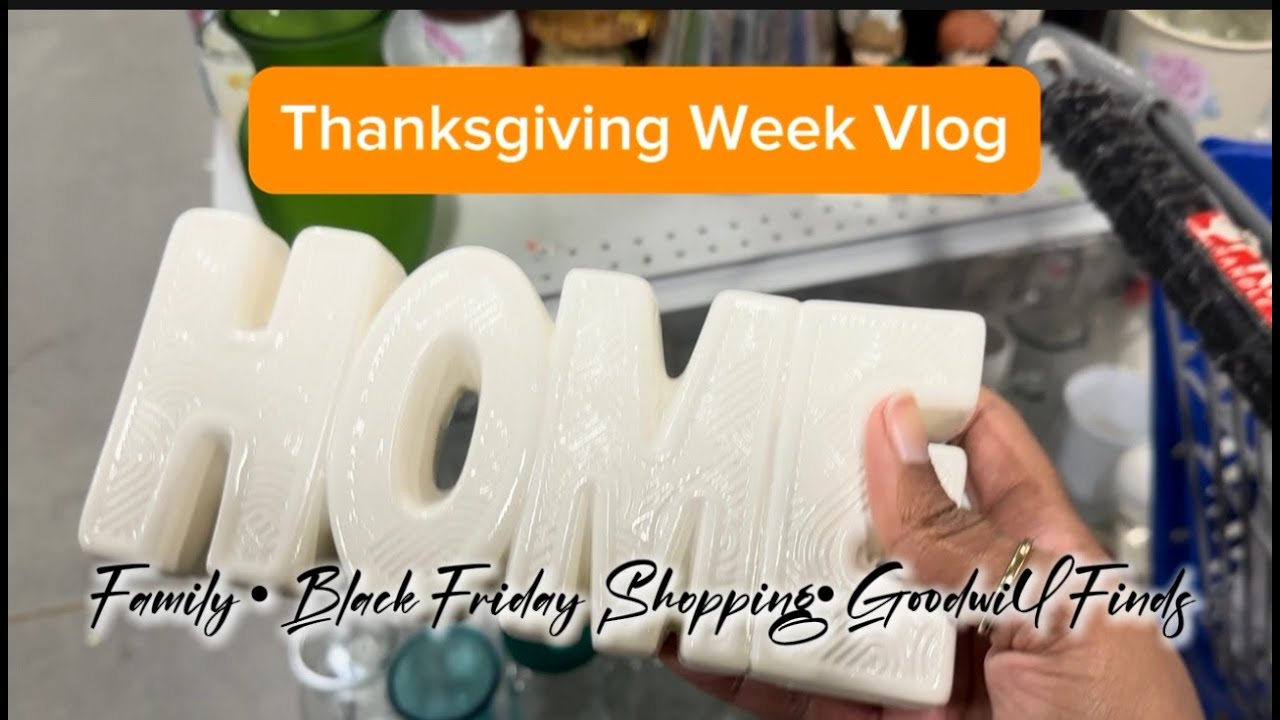 Видеоблог Недели благодарения | Семейное торжество, шопинг в Черную пятницу и находки для домашне...
