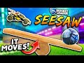 Rocket League, but the field is a GIANT SEESAW