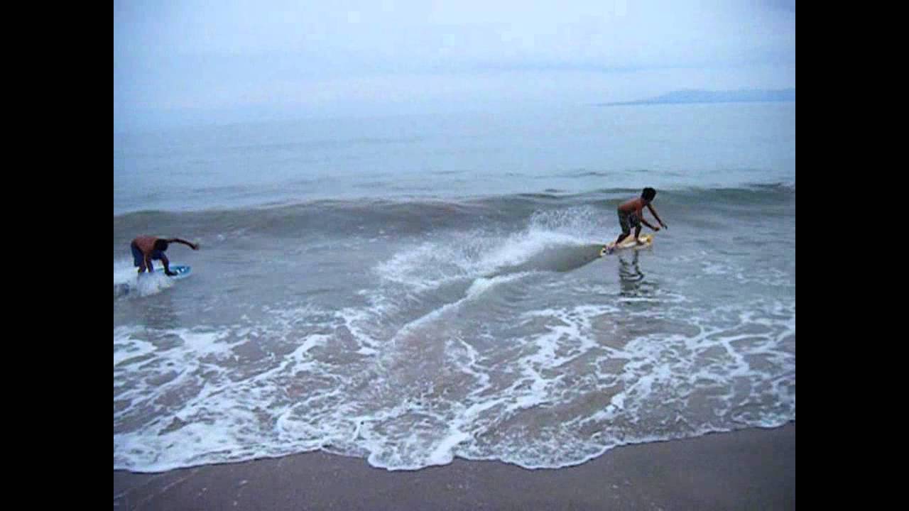 skimboard.wmv puerto vallarta. jal. los muertos YouTube