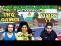 Unq gamer  soumya yt vs vision yt  fight  its ninja  unq gamer highlights punjusquad