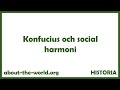 Konfucius och social harmoni