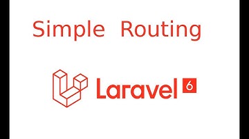 Laravel tutorial #3 - simple Routing