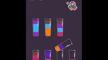 Cups - Water Sort Puzzle Level 10 ⭐️⭐️