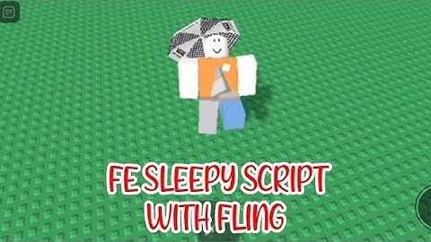 ROBLOX FE SLEEPY SCRIPT WITH FLING using FLUXUS EXECUTOR played at Fencing - see script on comments