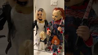Chucky &amp; Tiffany Home Depot Animatronics.🔪🩸#chucky #brideofchucky #tiffany #childsplay