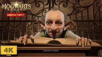 HOGWARTS LEGACY Gameplay Walkthrough Part 1 FULL GAME [4K 60FPS] - No Commentary