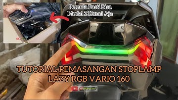 TUTORIAL PASANG STOPLAMP LAZY RGB VARIO 160 #vario #shortvideo #vario160 #tutorial